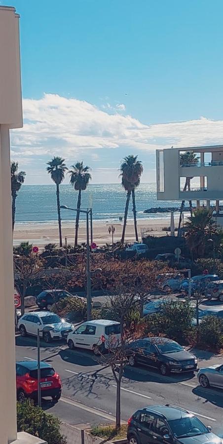 Charmant T2 Les Plages Dorées vue mer + parking Sète Exterior foto